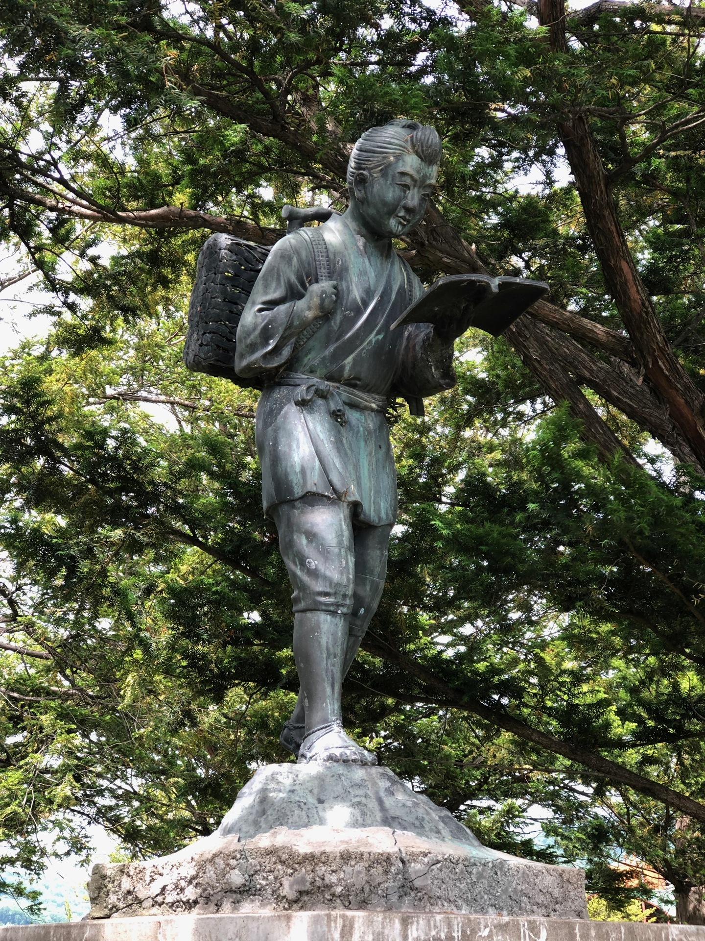 北海道の二宮金次郎像: これこれ好きだったんですよ
